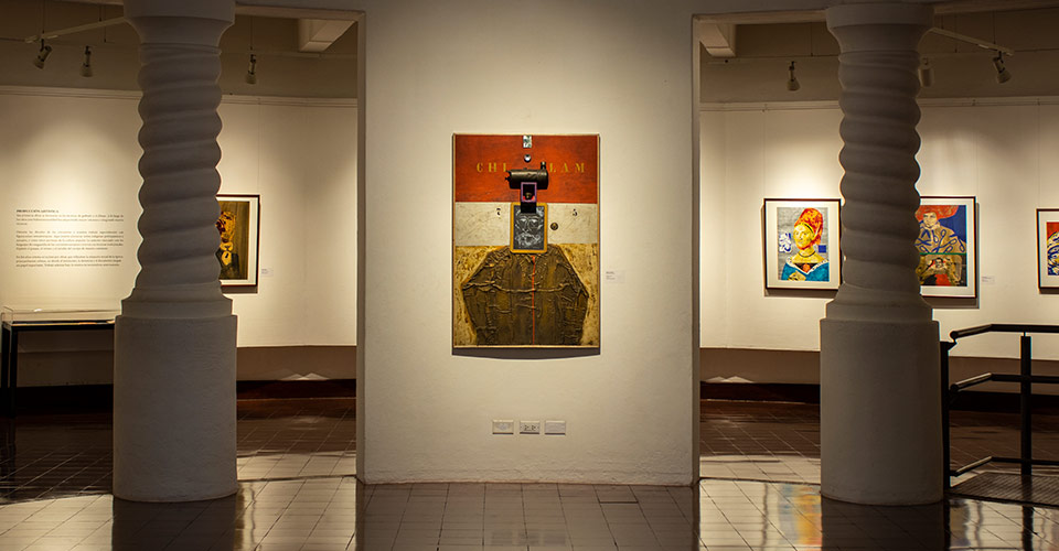 Exposición en las salas del Museo de Arte Costarricense.