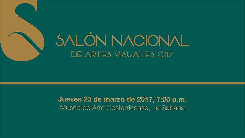 Identidad gráfica exposición Salón Nacional de Artes Visuales 2017