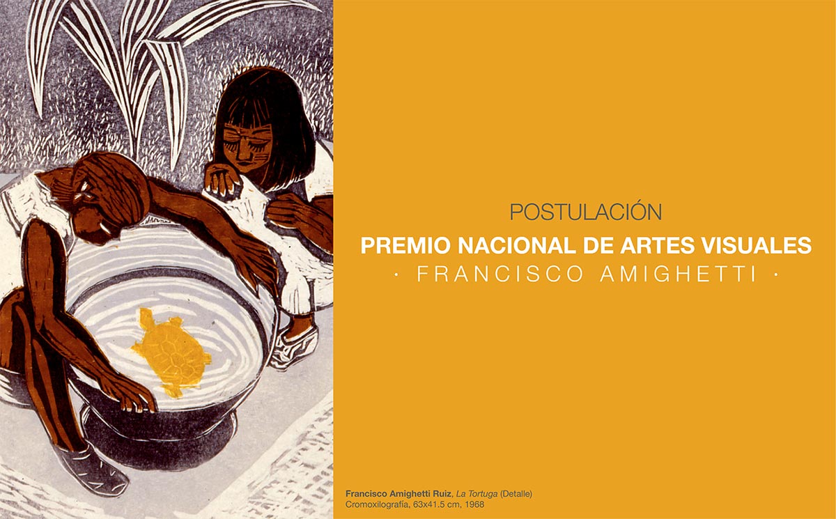 Identidad gráfica del Premio Nacional del Artes Visuales 
