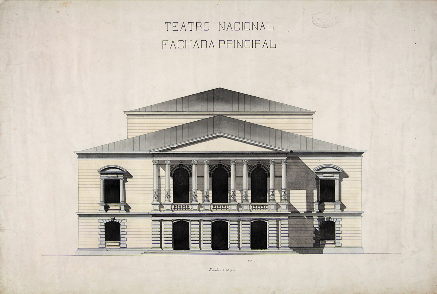 Fotografía plano Teatro Nacional