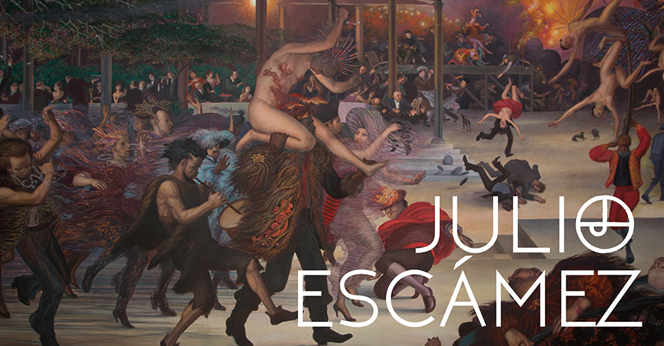Exposición del artista Julio Escámez en el Museo de Arte Costarricense
