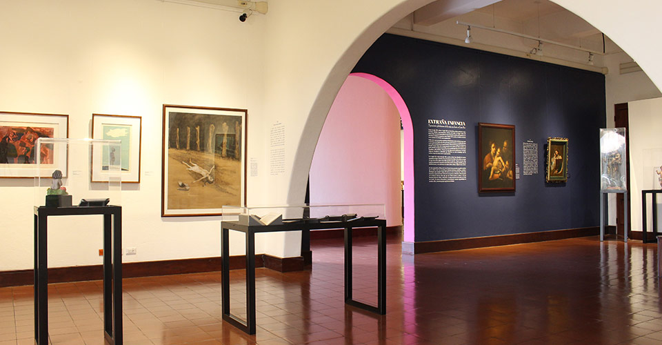 Sala de exhibición del Museo de Arte Costarricense.