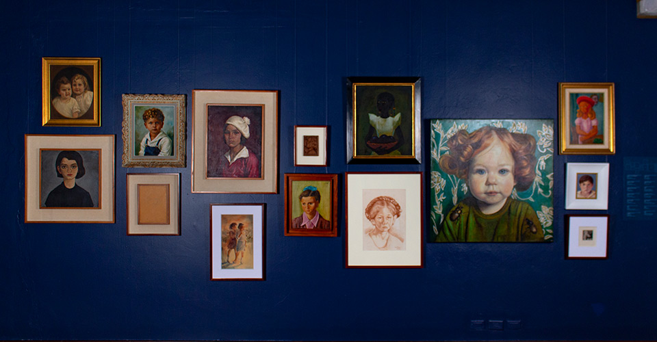 Obras, retratos, de la colección del Museo de Arte Costarricense.