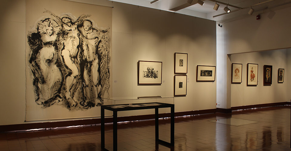 Sala de exhibición del Museo de Arte Costarricense.