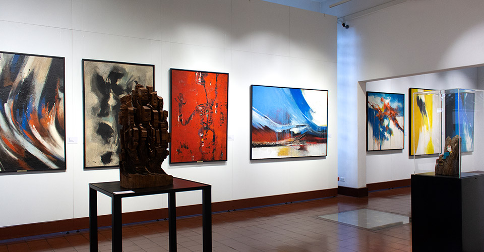 Sala de exhibición del Museo de Arte Costarricense.