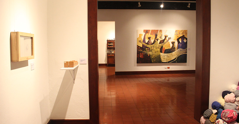 Sala de exhibición del Museo de Arte Costarricense.