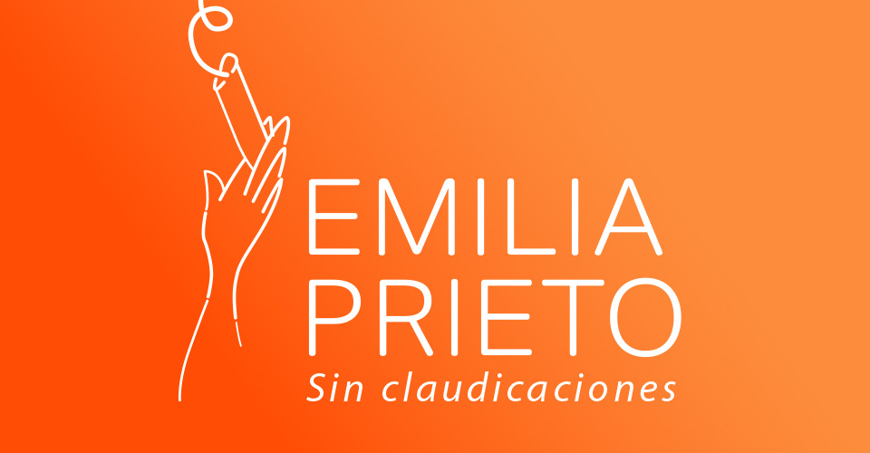 Imagen gráfica exposición Emilia Prieto: Sin claudicaciones