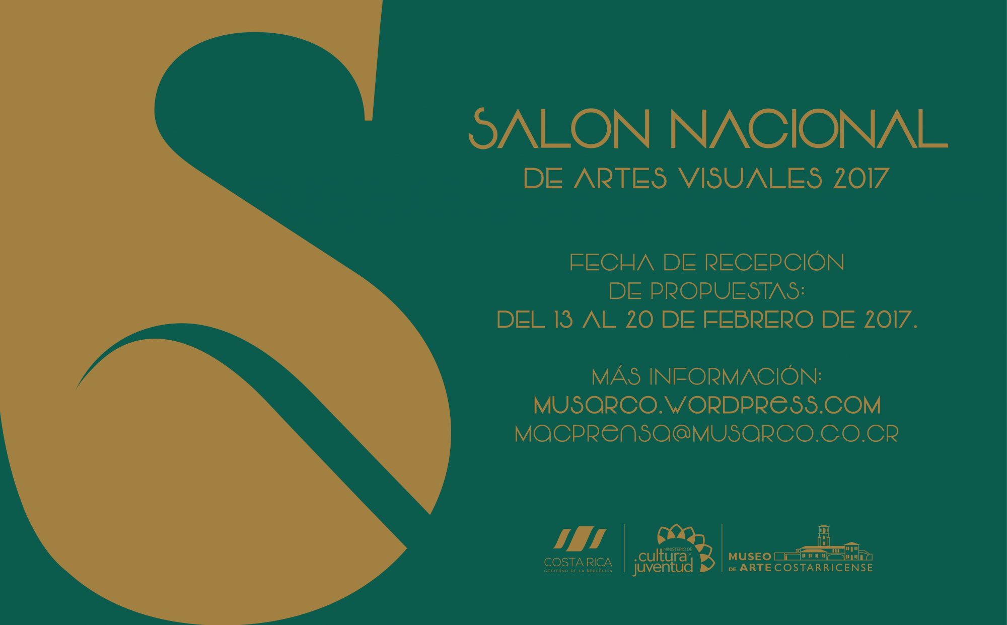 Identidad gráfica de la Convocatoria del Salón nacional de artes visuales 2017