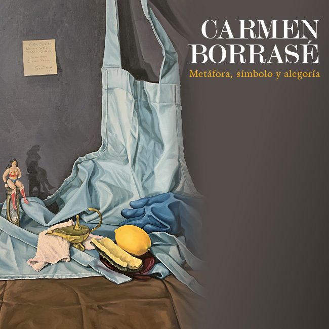 Portada exposición Carmen Borrasé: Metáfora, símbolo y alegoría