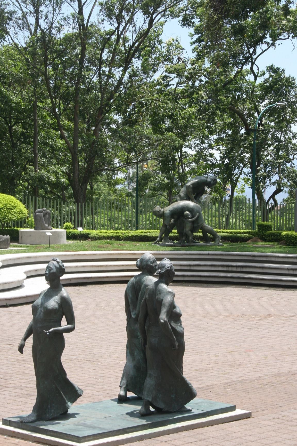 Detalle de sector del Jardín de Esculturas