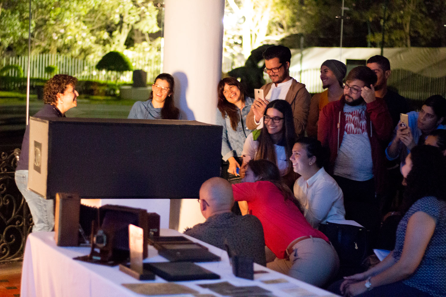 fotografia personas en curso